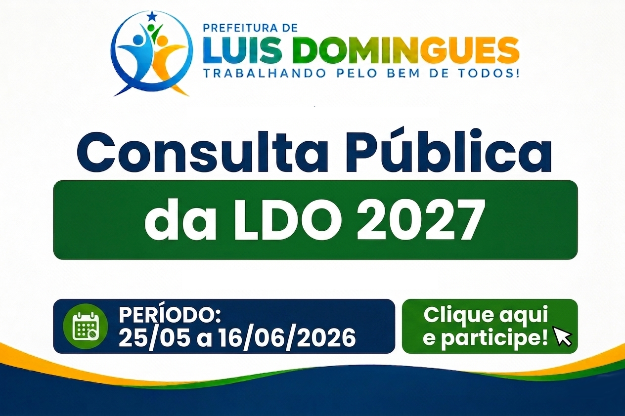Consulta Pública para a elaboração do LEI DE DIRETRIZES ORÇAMENTÁRIAS (LDO) 2027.